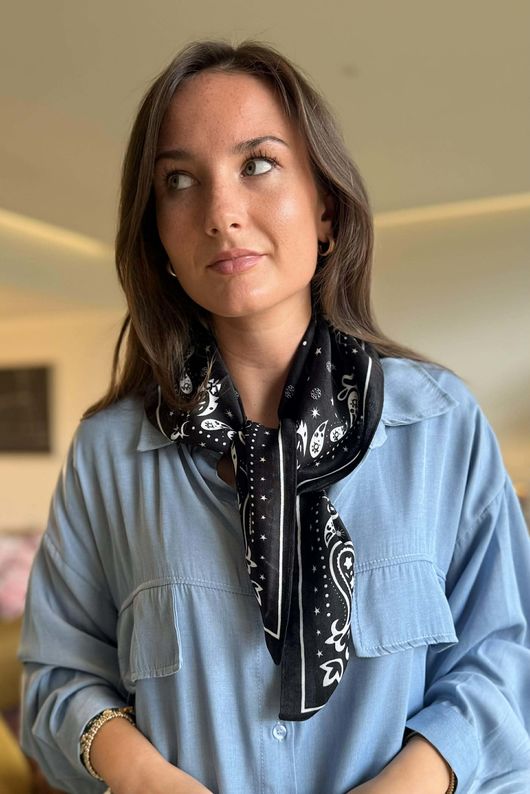 Sloane Star Classic Bandana Black 